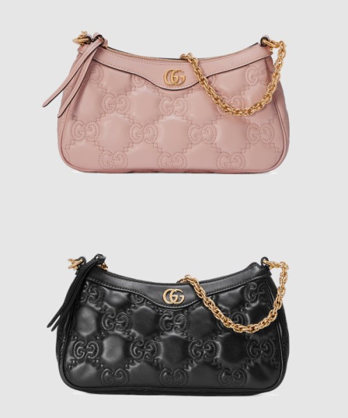 구찌 GG 마틀라세 레더 핸드백 735049