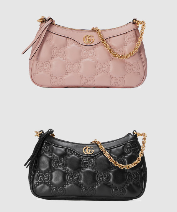 구찌 GG 마틀라세 레더 핸드백 735049