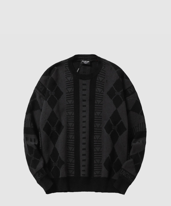 발렌시아가 크루넥 스웨터