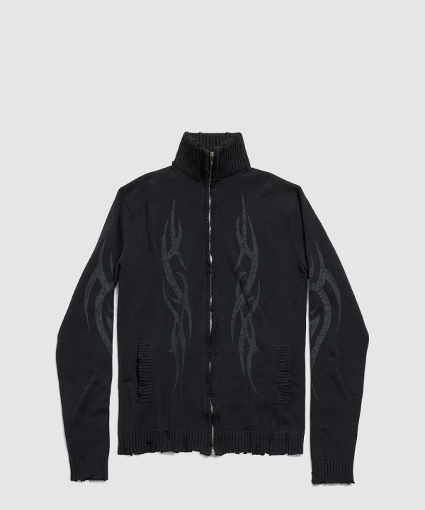 발렌시아가 집업 가디건