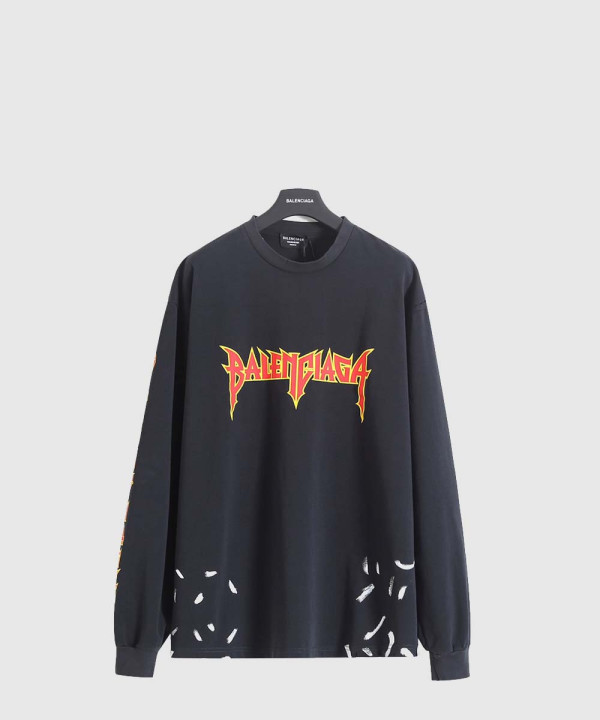 발렌시아가 플라워 코튼 톱