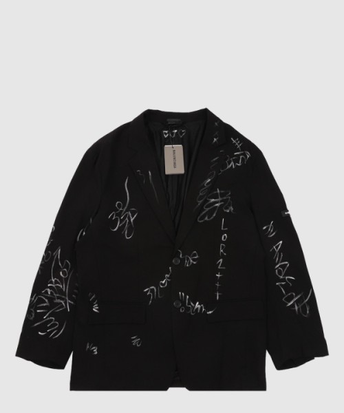 발렌시아가 그래피티 스케이터 테일러드 자켓