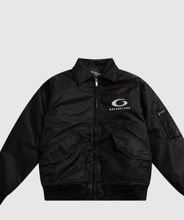 발렌시아가 로고 집업 자켓