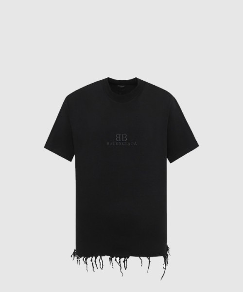 발렌시아가 BB 클래식 발렌시아가 오버사이즈 크롭 티셔츠