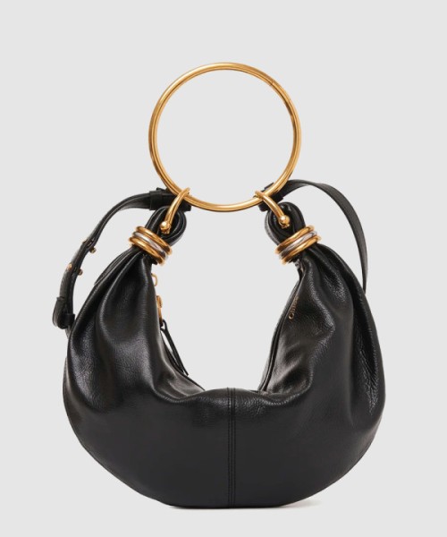 끌로에 그레인드 가죽 Marcie 스몰 Bracelet 호보백 AS611