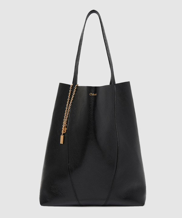 끌로에 그레인드 가죽 라지 Chloé Spin 토트백 SS810