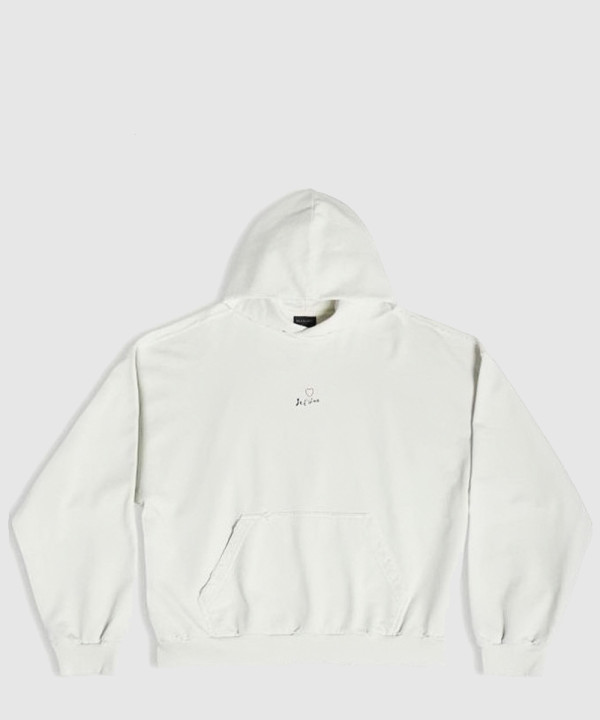 발렌시아가 후드 티셔츠