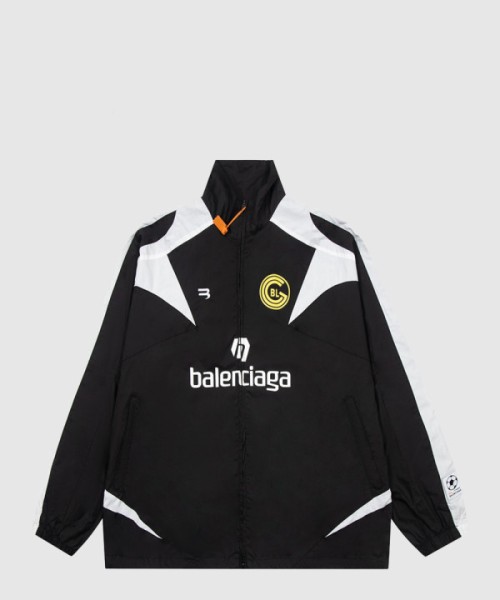 발렌시아가 로고 프린트 재킷