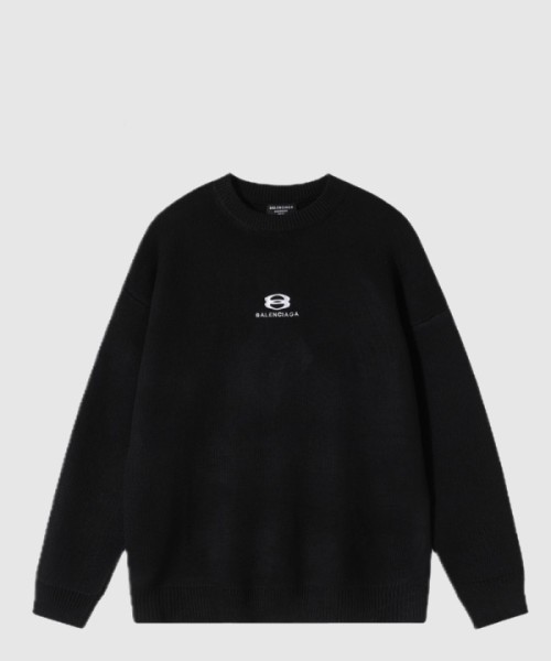 발렌시아가 로고 프린트 면 톱