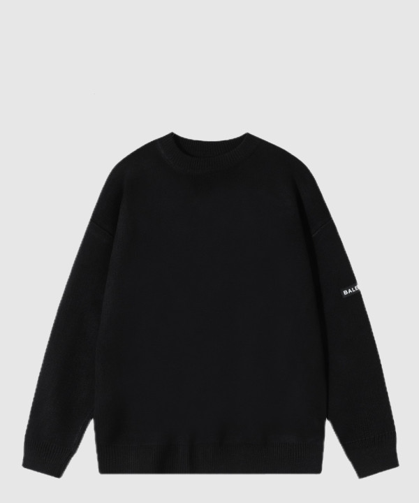 발렌시아가 로고 프린트 면 톱