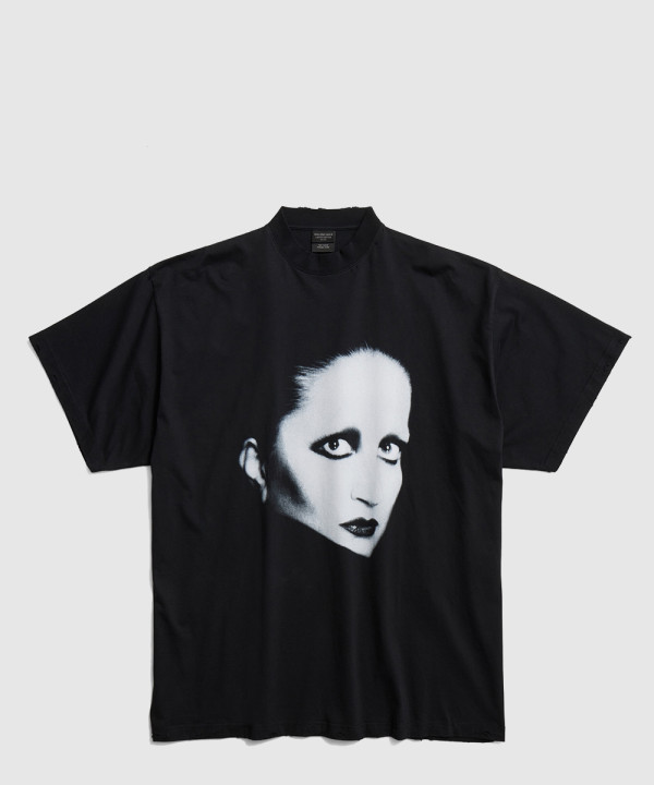 발렌시아가 미나 시리즈 오버사이즈 티셔츠