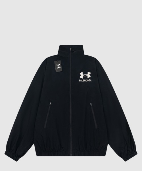 발렌시아가 로고 프린트 재킷