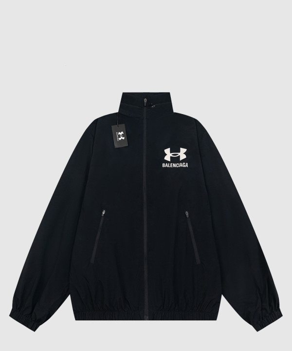 발렌시아가 로고 프린트 재킷