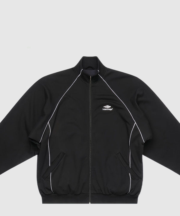 발렌시아가 스포츠 아이콘 오버핏 트랙 자켓