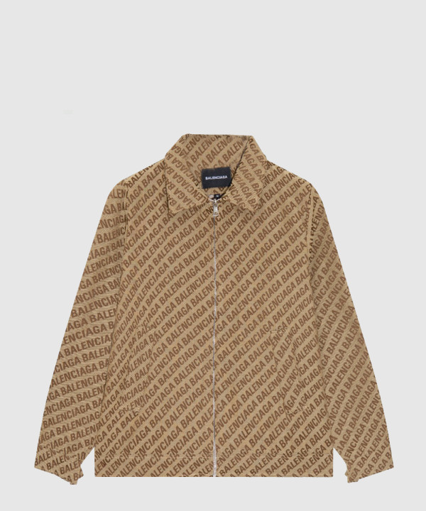 발렌시아가 로고 프린트 재킷