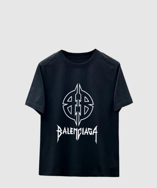 발렌시아가 로고 프린트 반팔