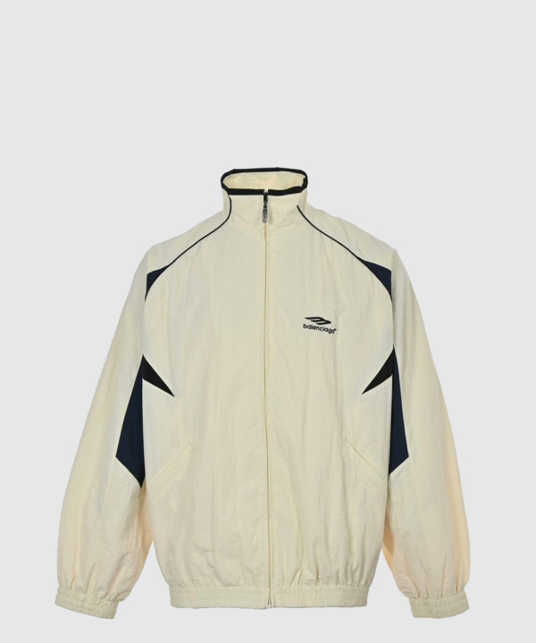 발렌시아가 로고 쇼트 코트