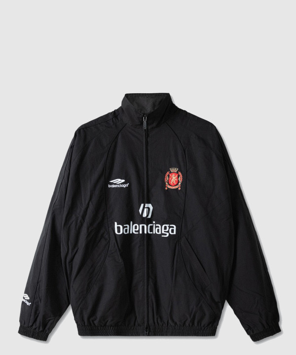 발렌시아가 로고 쇼트 코트