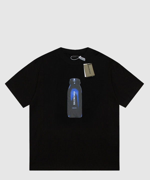 발렌시아가 로고 프린트 반팔