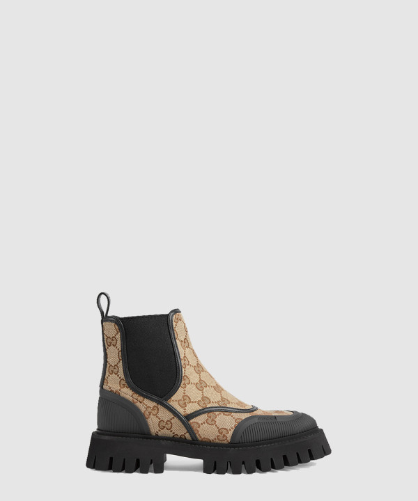 구찌 GG 캔버스 앵클 부츠 751711