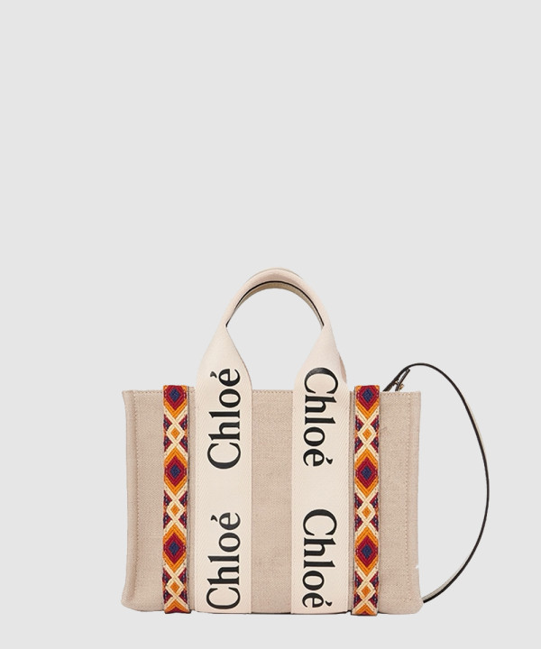 끌로에 스몰 퀼팅자수 토트백 CHC22