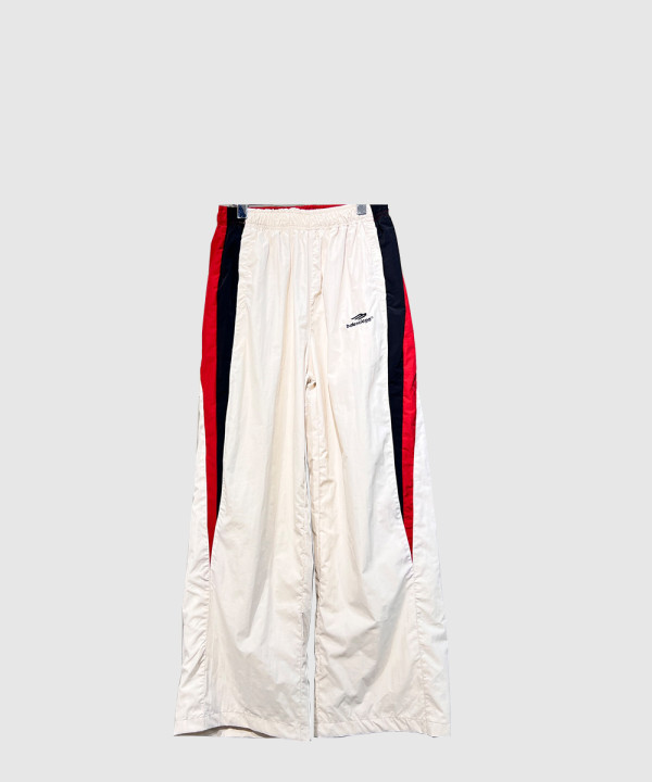 발렌시아가 로고 캐주얼 바지