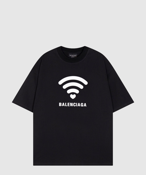 발렌시아가 고 프린트 반팔