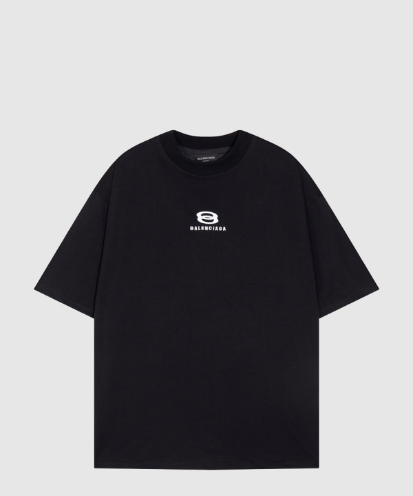 발렌시아가 로고 프린트 반팔