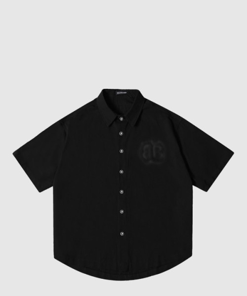 발렌시아가 로고 프린트 반팔