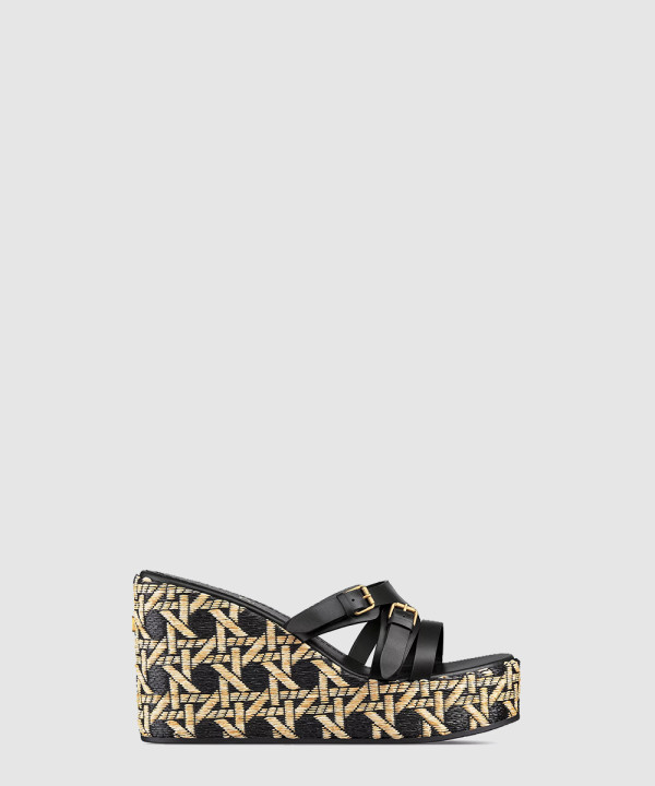 디올 L Amazone Dior 웨지힐 뮬 KCO26