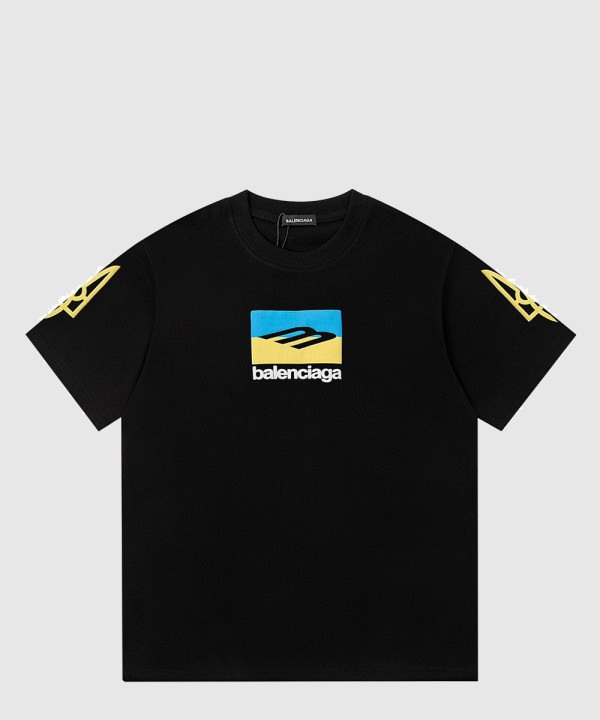 발렌시아가 플라워 코튼 톱