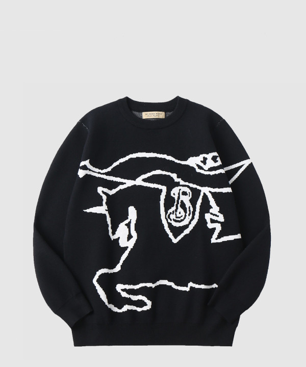 버버리 크루넥 스웨터