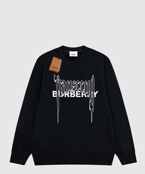 버버리 로고 프린트 면 톱