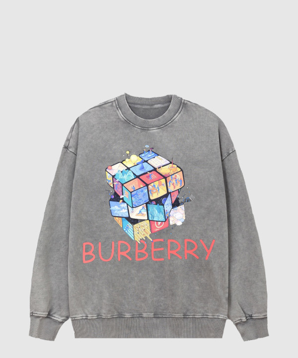 버버리 플라워 코튼 톱