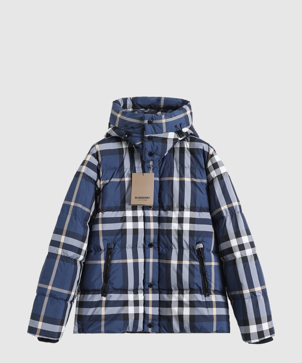 버버리 후드 다운 재킷