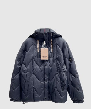 버버리 다운 재킷 숏 모긴스