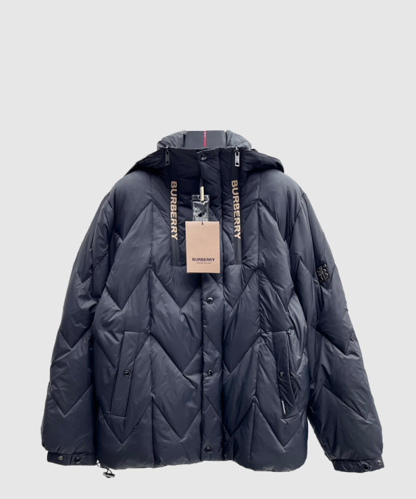 버버리 다운 재킷 숏 모긴스