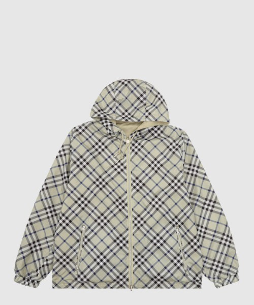 버버리 리버시블 체크 재킷