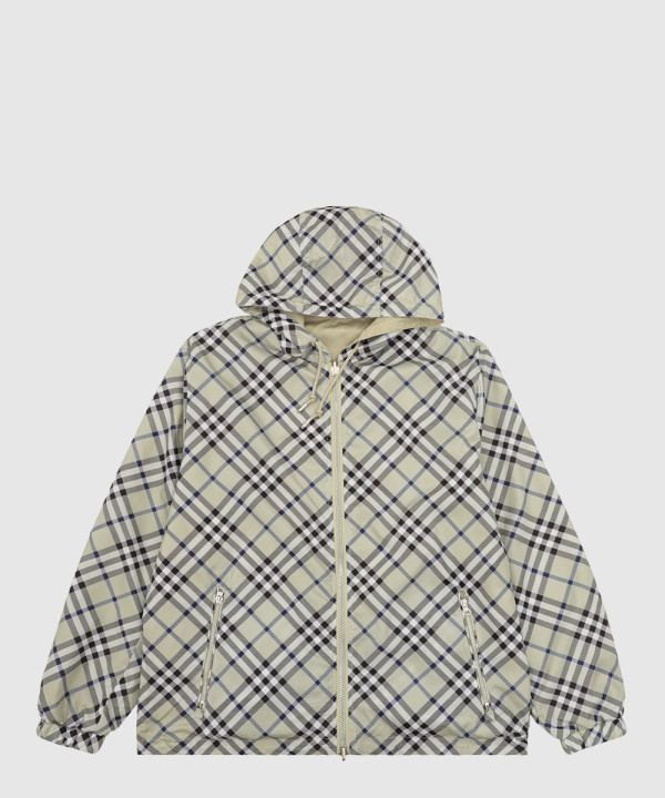 버버리 리버시블 체크 재킷