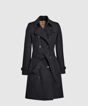 버버리 로고 코트