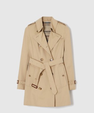 버버리 로고 니트 코트