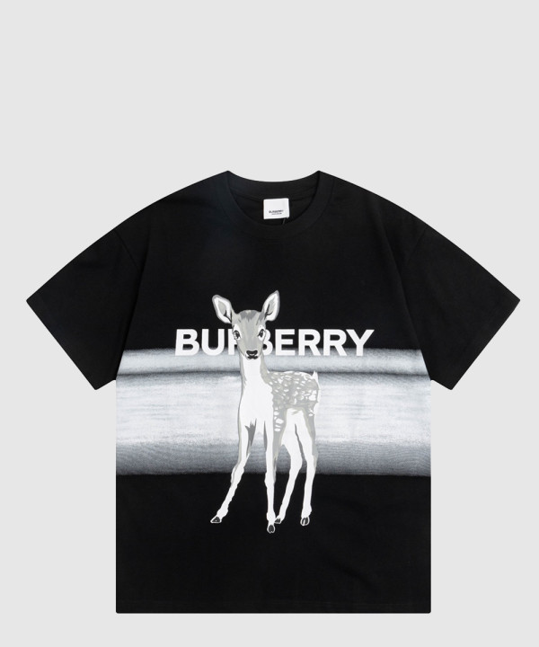 버버리 로고 프린트 반팔