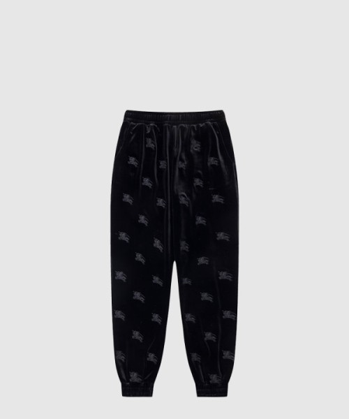 버버리 로고 프린트 팬츠