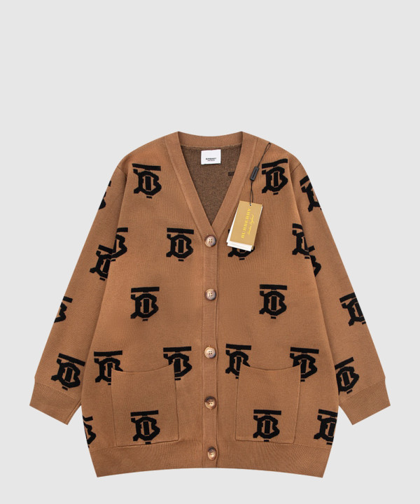 버버리 니트 카디건