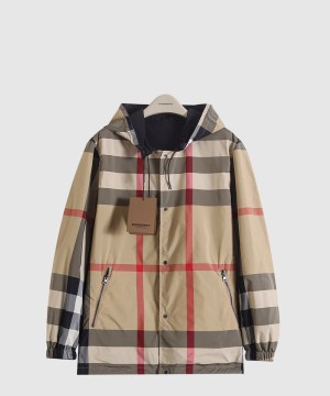 버버리 체크 쇼트 코트