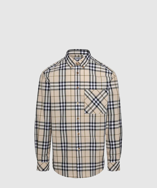 버버리 체크 로고 셔츠