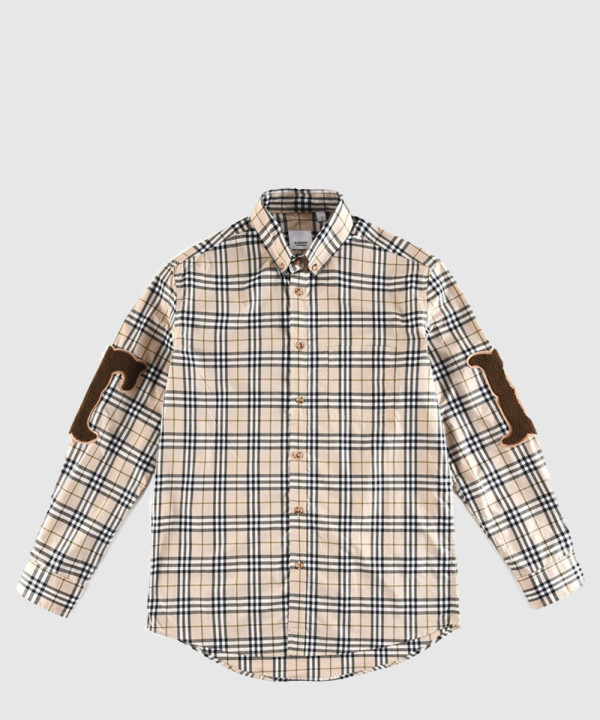 버버리 코튼 로고 셔츠