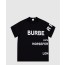 버버리 로고 코튼 티셔츠