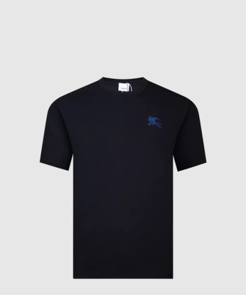 버버리 로고 코튼 티셔츠