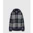 버버리 체크 코튼 후디